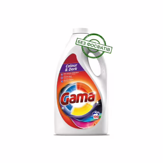 Гель для прання Gama Color & Dark Для кольорової та темної білизни 4.5 л (8435495845249)