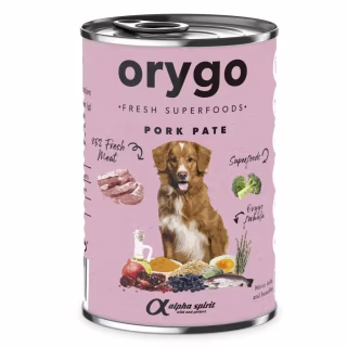 Консерви для собак Orygo Pork with broccoli 400 г (8436586312275/8436586312350)