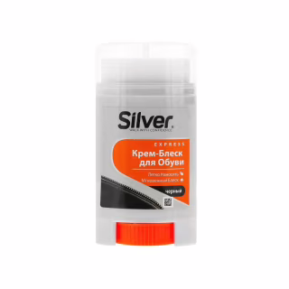 Крем для взуття Silver Крем-блиск Чорний 50 мл (8690757162025)