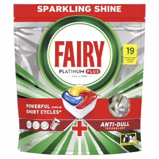 Таблетки для посудомийних машин Fairy Platinum Plus All in One Lemon 19 шт. (8700216236669)