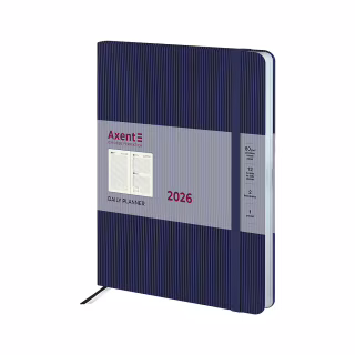 Тижневик Axent датований 2026 Grand Lines, 195х255, синій (8831-26-02-A)