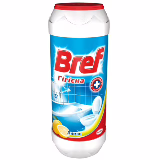 Порошок для чищення ванн Bref Гігієна Лимон 500 г (9000100245845)