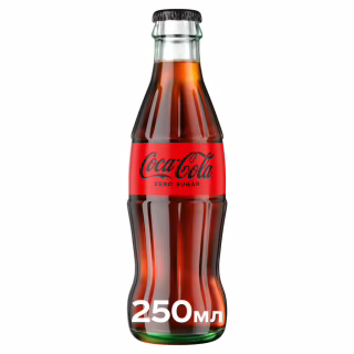 Напій Coca-Cola Zero Безалкогольний сильногазований Без цукру 250 мл (90338120)