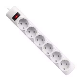 Мережевий фільтр живлення Defender 153, 3 m, 6 роз, white (99490)