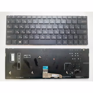 Клавіатура ноутбука ASUS UX333 синя/підсвітка (A46108)