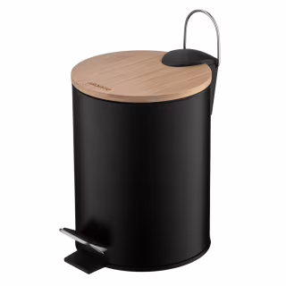 Контейнер для сміття Ardesto Minimalism З педаллю Чорний 3 л (ARHB3601BB)