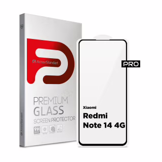 Стекло защитное Armorstandart Pro Xiaomi Redmi Note 14 4G Black (ARM79679)