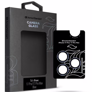 Стекло защитное Armorstandart for Camera Supreme BI Apple iPhone 17 Pro / 17 Pro Max Blue (ARM86439)