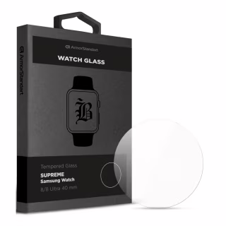 Стекло защитное Armorstandart Supreme Black Icon Samsung Watch 8/8 Ultra 40 mm (ARM88141)