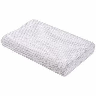 Подушка Ardesto ортопедична Sleepwell хвиля, піна меморі, 60х40х11/9см білий (ART6040COP)