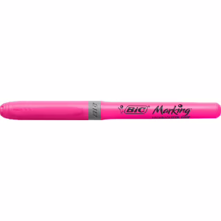 Маркер Bic текстовиділювач Grip, рожевий (bc811934)
