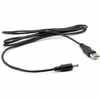 Кабель питания USB to DC 5.5x2.1mm 5V 1.0m PowerPlant (CA911356)