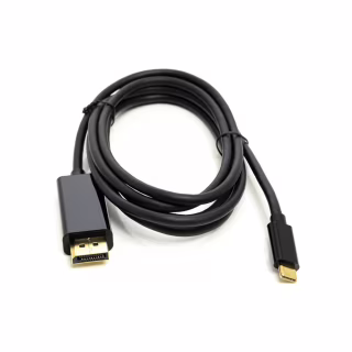 Кабель мультимедийный USB-C to DisplayPort M 1.8m Thunderbolt 3 4K PowerPlant (CA911844)