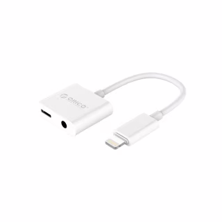 Перехідник Lightning to 3.5mm/Lightning 2LT-WH-BP Orico (CA912797)