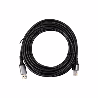 Дата кабель USB AM to RJ45 Ethernet 7.5m CAT6 UTP PowerPlant (CA915019)