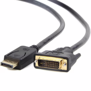 Кабель мультимедийный DisplayPort M to DVI M 1.0m 24+1pin Cablexpert (CC-DPM-DVIM-1M)
