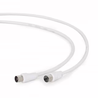 Кабель телевізійний 75 Ом 1.8m white Cablexpert (CCV-515-W)