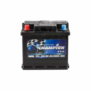 Акумулятор автомобільний Champion Black 50 Ah/12V (CHB50-1)