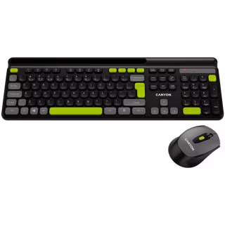 Комплект Canyon HSET-W5 Wireless UA Black (CNS-HSETW5BK)
