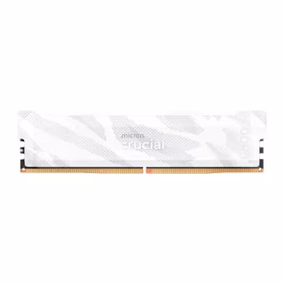 Модуль памяти для компьютера DDR5 16GB 6400 MHz Pro White Micron (CP16G64C32U5W)