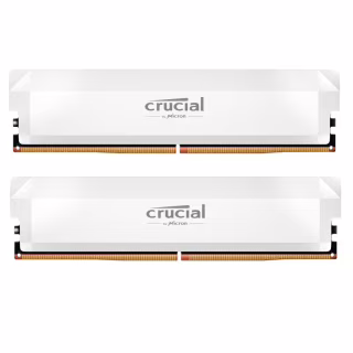 Модуль памяти для компьютера DDR5 64GB (2x32GB) 6400 MHz Pro Overclocking White Micron (CP2K32G64C40U5W)