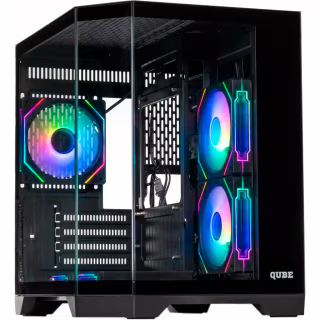 Корпус для ПК Qube CRYSTAL_GBNU3