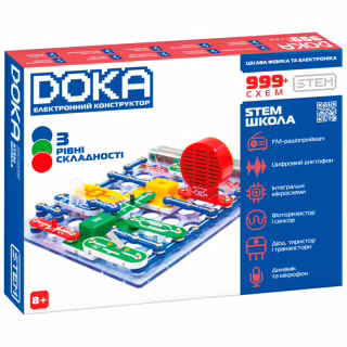 Конструктор DOKA електронний Школа 999+ схем (D70708)