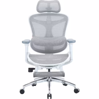 Офісне крісло Sihoo Крісло офісне з підставкою для ніг Sihoo DORO C300L Mesh White with foo (DORO-C300L-A3-102-JT)