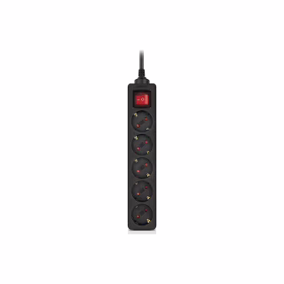 Мережевий фільтр живлення REAL-EL RS-PROTECT M 10m, black (EL122300037)