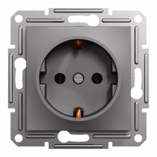 Розетка Schneider Electric ASFORA антрацит (EPH2900171)