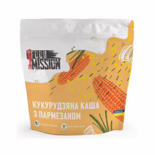 Їжа швидкого приготування Food Mission Каша кукурудзяна з пармезаном 100 г (fm.30351)