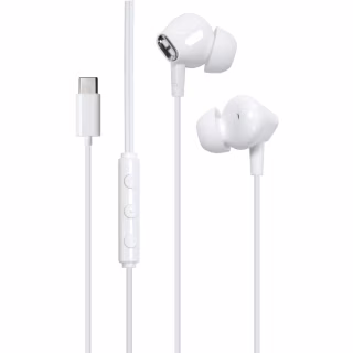 Наушники Vention Echo Lite USB-C In-Ear Wired White (GBBWAV)