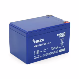 Батарея до ДБЖ Merlion GLO 12V 12Ah GEL (GLO12120F2 GEL)