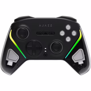 Геймпад Ajazz GP100 2.4G/BT/USB Switch/PC/iOS/Android RGB Black (GP100-B)