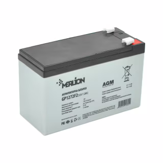 Батарея до ДБЖ Merlion GP1272F2 12V-7.2Ah (GP1272F2BW)