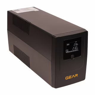 Пристрій безперебійного живлення GEAR GU-1200PLCD
