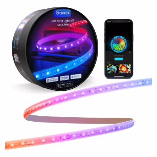 Світлодіодна стрічка Govee H100E LED Compatible extension of H61E1, 1.0m, RGBIC , WI-FI/Bluetooth, white (H100E0D1)