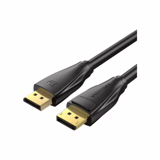 Кабель мультимедийный DisplayPort M to DisplayPort M 1.5m V1.4 8K black Vention (HCDBG)