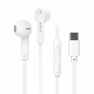 Навушники Havit HV-E336C USB-C White (HV-E336C)