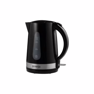 Електрочайник Gorenje 1.7л, 2,200 Вт, strix контроль, скло, чорний (K17OGP)