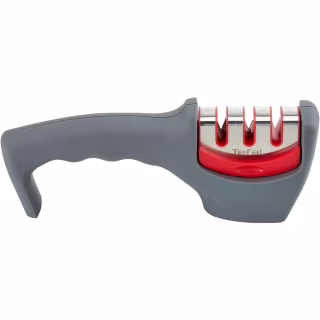 Точило для ножів Tefal Fresh Kitchen, нержавіюча сталь, пластик, сірий (K2090514)