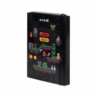 Папка для зошитів Kite В5 на гумці Pixel Game (K25-210-2)