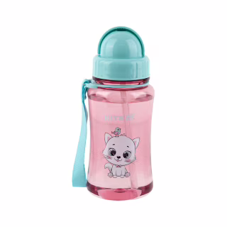 Поїльник-непроливайка Kite Kitty, 350 мл, рожева (K25-399-2)