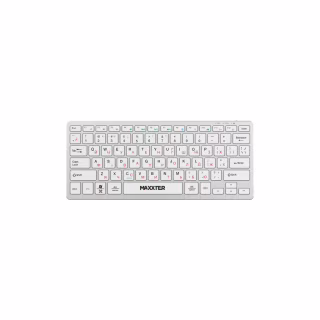 Клавіатура Maxxter KBW-C01S-UA Wireless UA White (KBW-C01S-UA)