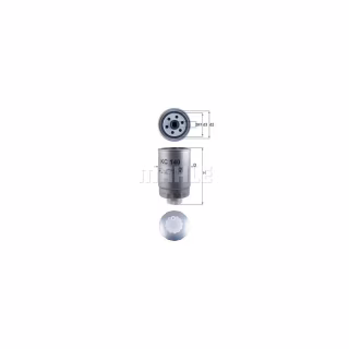 Фільтр паливний Mahle KC140