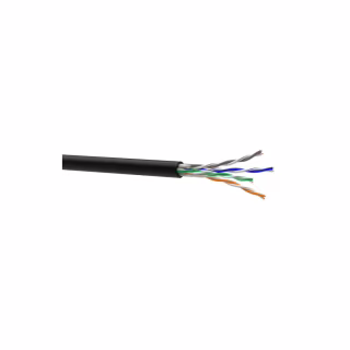 Кабель мережевий OK-Net UTP 305м cat.5e патч зовнішній (U/UTP-cat.5E-SL patch) (КГПП-ВП (100) 4*2*AWG26/7)