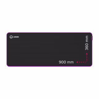 Килимок для мишки Lorgar Main 319 Black/Purple (LRG-GMP319)