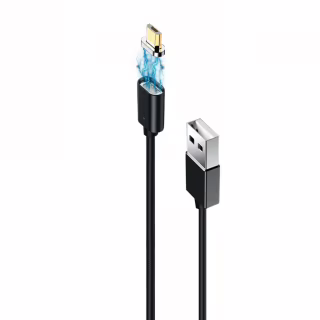Дата кабель USB 2.0 AM to Micro 5P 1.0m Magnet Grand-X (MG-01M)