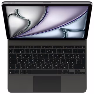 Чохол до планшета Apple Magic Keyboard iPad Air 13-inch (M3) Ukrainian A3340 Black (MGYY4UA/A)