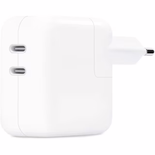 Зарядний пристрій Apple 35W Dual USB-C Power Adapter Model A2676 (MW2K3ZM/A)